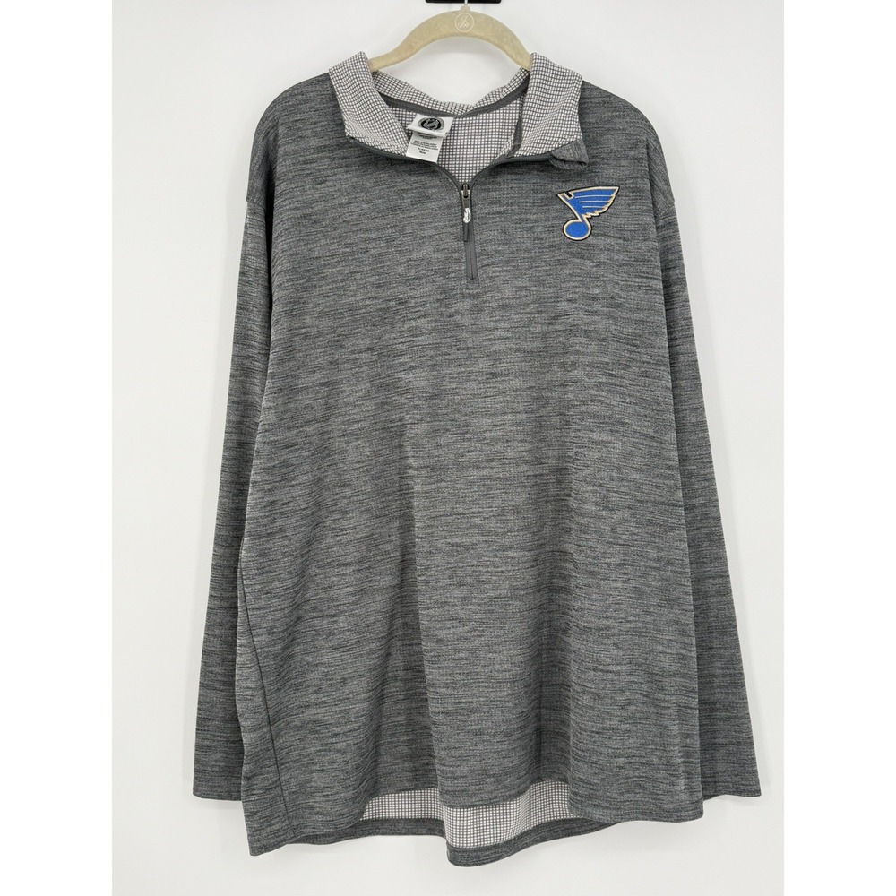 NHL Men's St. Louis Blues 1/4 Zip XL